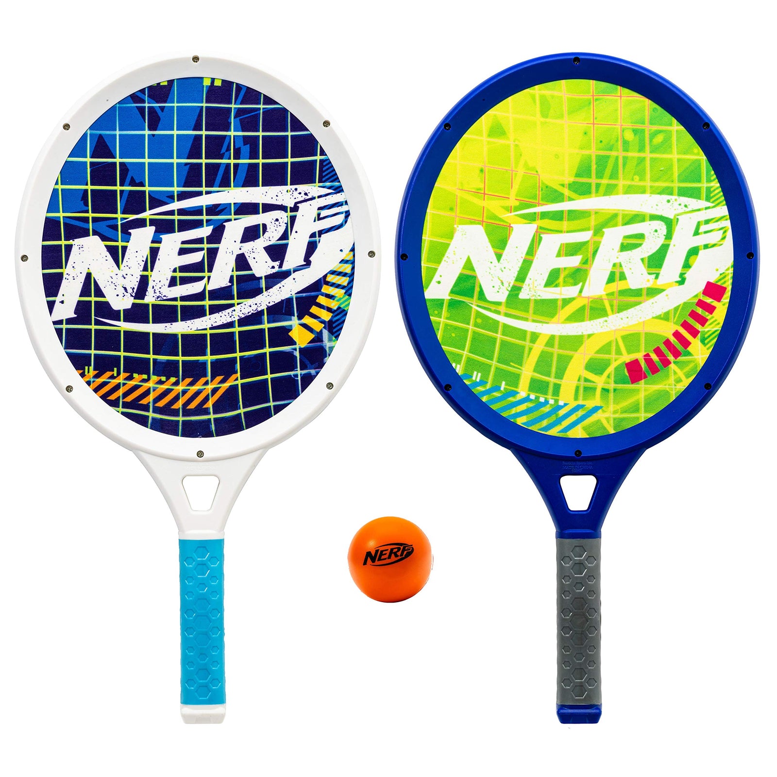 Junior tennis set by CourtTheory with rackets and balls, ideal for beginner players and outdoor tennis practice.