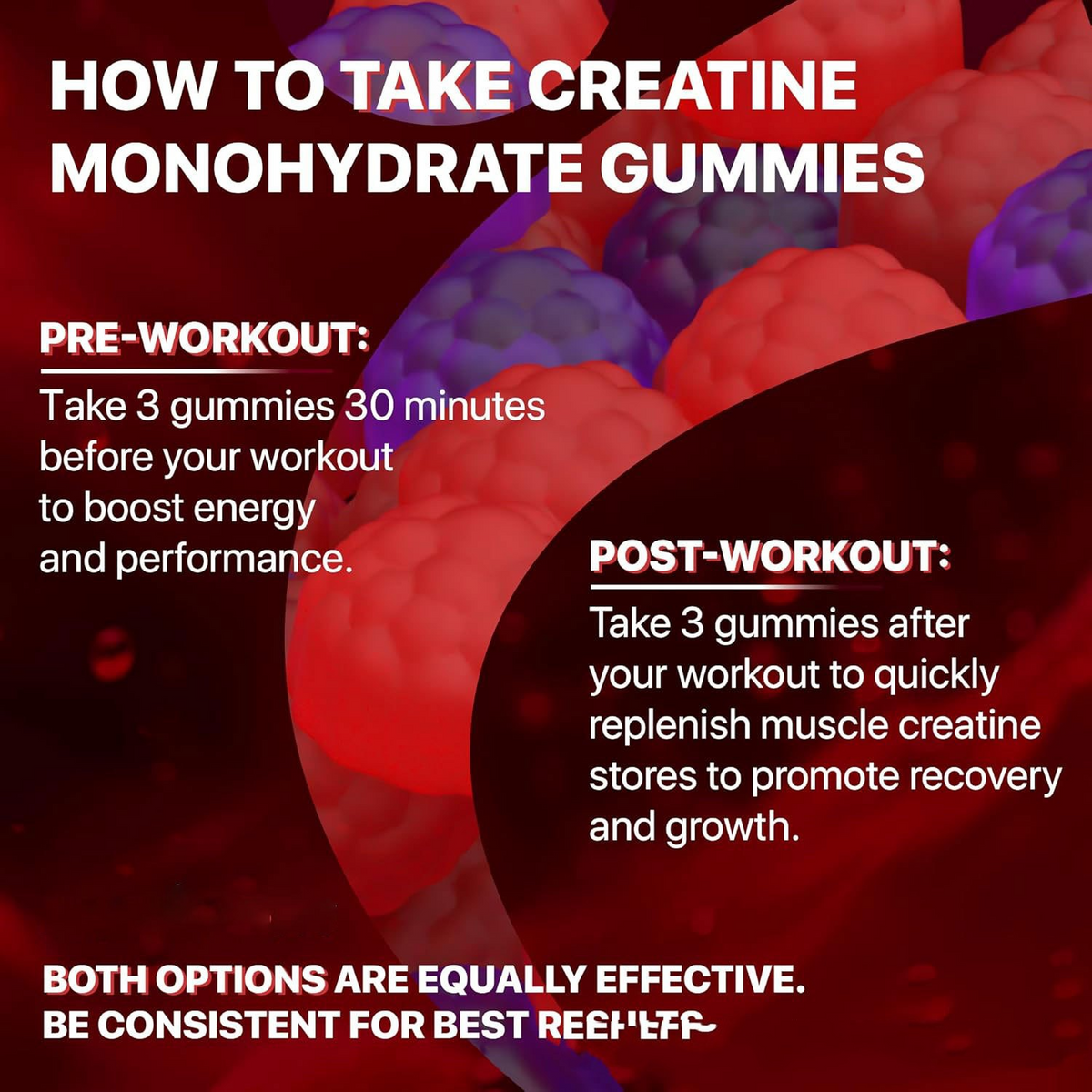 CourtTheory Muscle Boost Gummies featuring colorful, fruit-flavored gummy supplements with vibrant packaging and muscle-enhancing ingredients