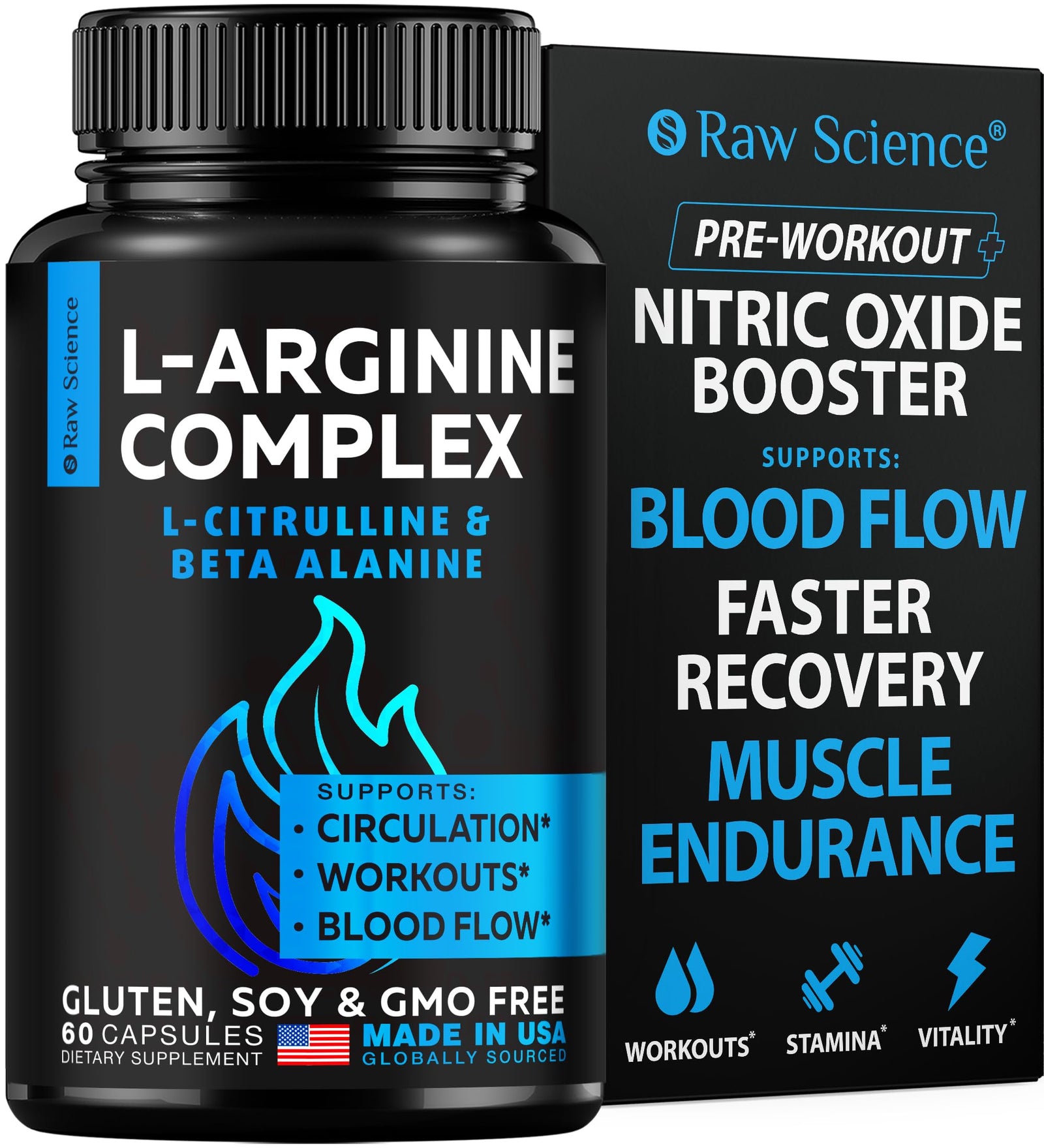 CourtTheory Nitric Boost capsules with L-Arginine and L-Citrulline for enhanced workout performance and vascular support.