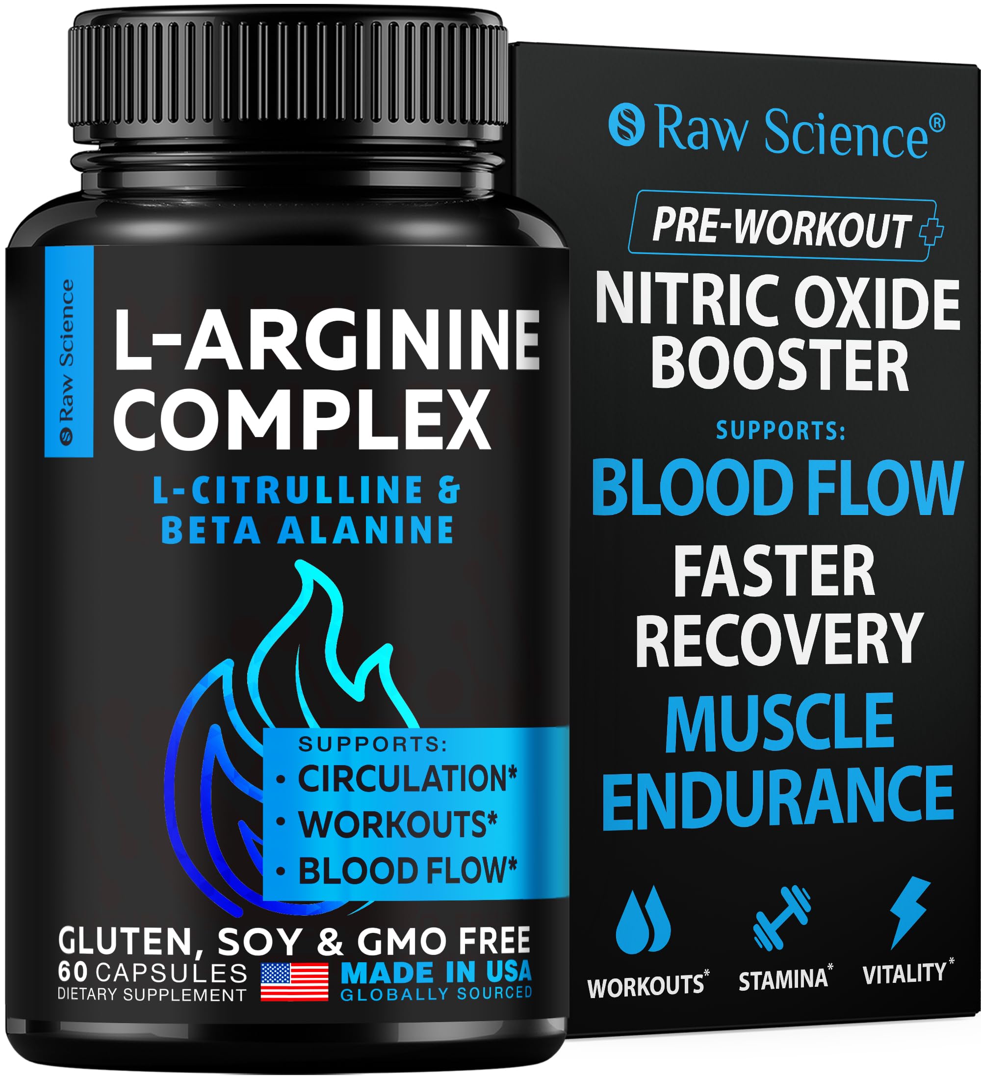 CourtTheory Nitric Boost capsules with L-Arginine and L-Citrulline for enhanced workout performance and vascular support.