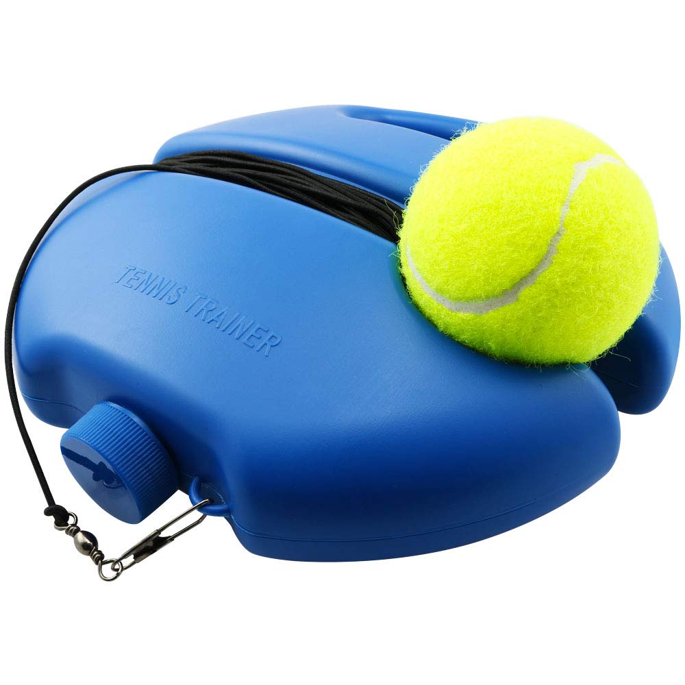CourtTheory SoloPro Tennis Trainer Rebound Kit with tennis ball and adjustable string for solo practice drills
