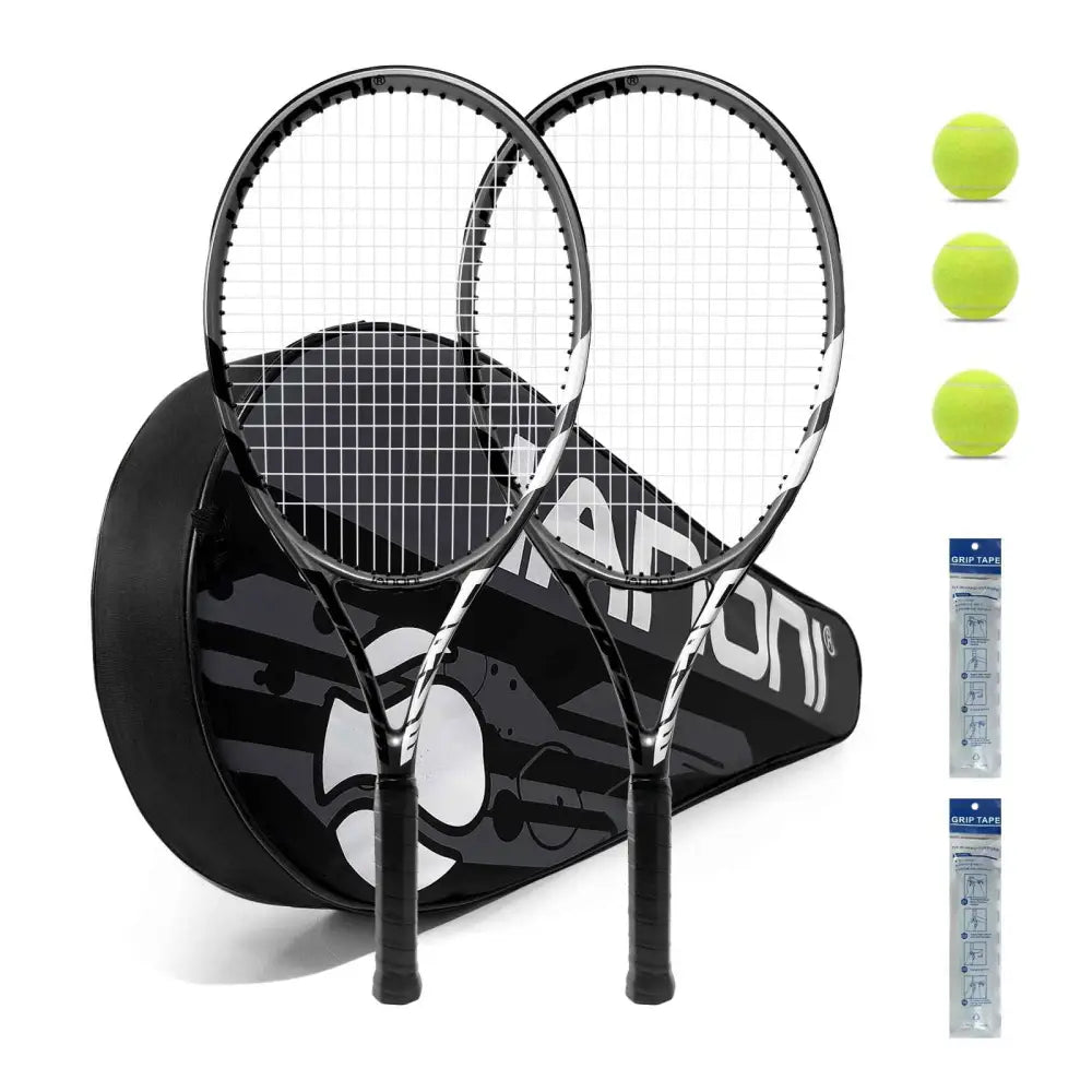 Gray CourtTheory Pro tennis racket with a sleek frame and grip, designed for professional-level tennis performance.