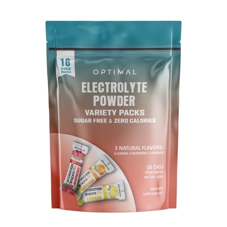 CourtTheory Zero Calorie Electrolyte Drink Mix in a colorful packet, designed for hydration and replenishment.